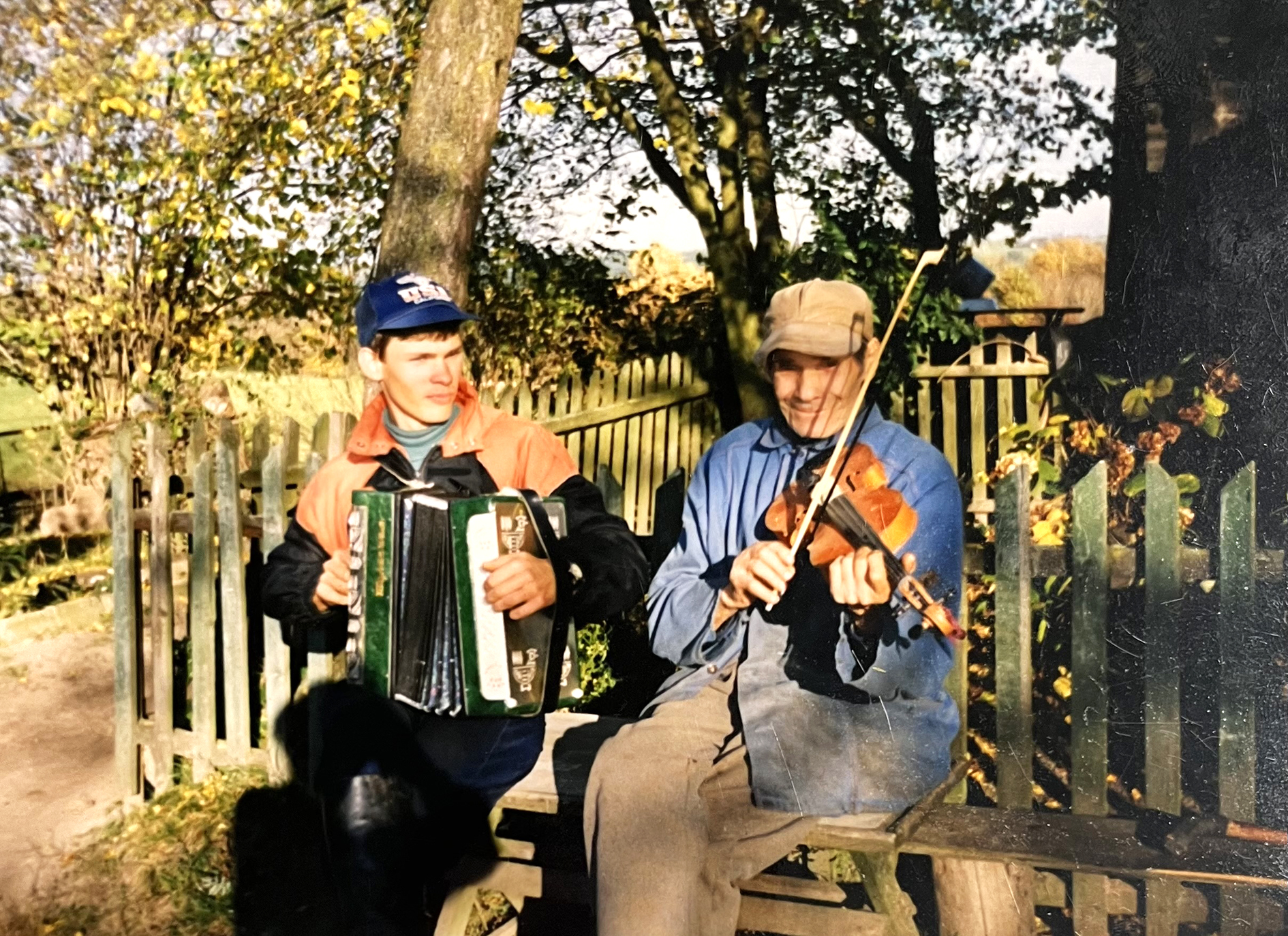 Maždaug prieš 30 metų Kęstutis Tumynas su dieduliu Miku