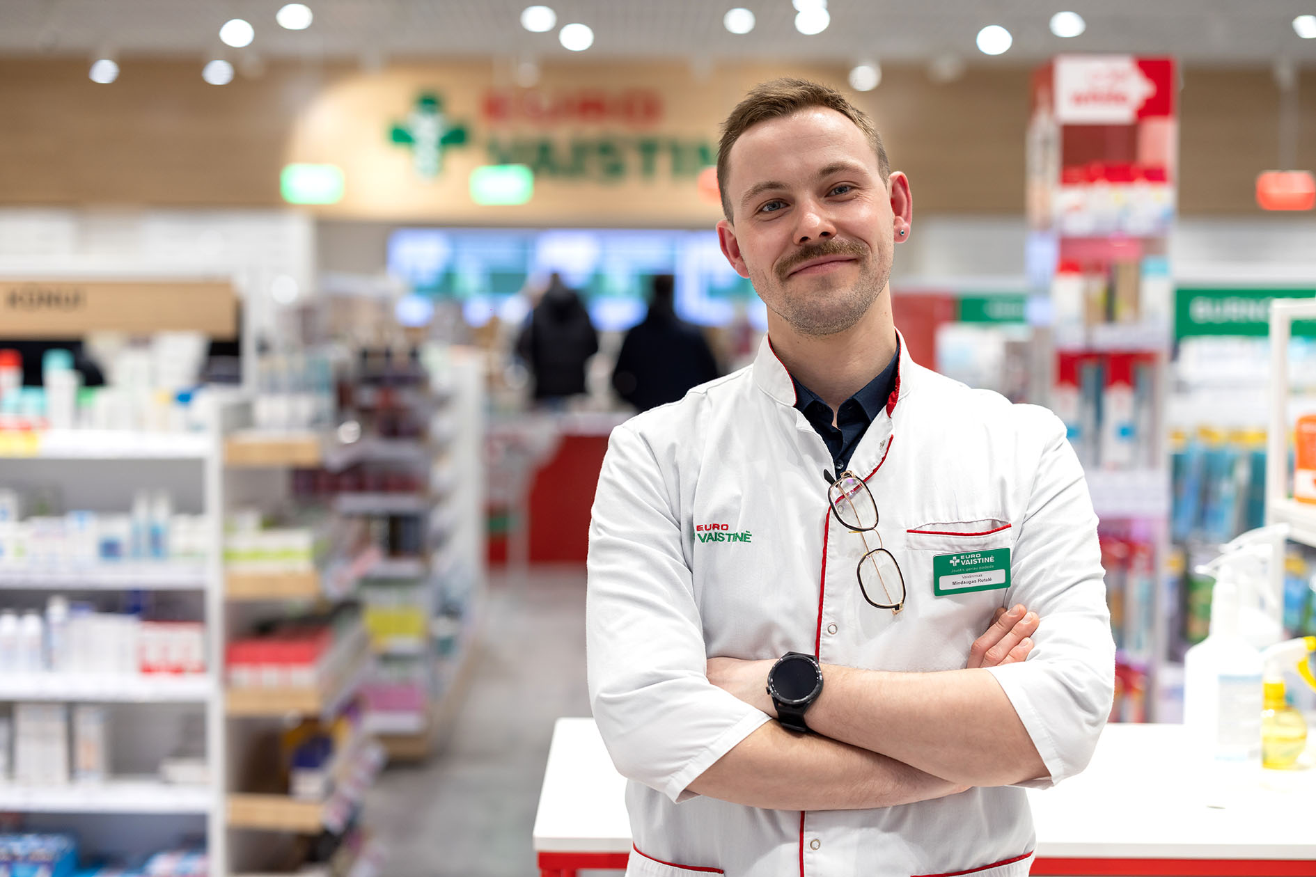 „Eurovaistinės“ vaistininkas Mindaugas Rutalė