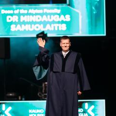 Kauno kolegijos Alytaus fakulteto dekanas dr. M. Samuolaitis