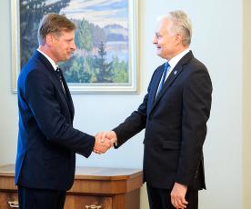 K. mažeika ir Gitanas nausėda