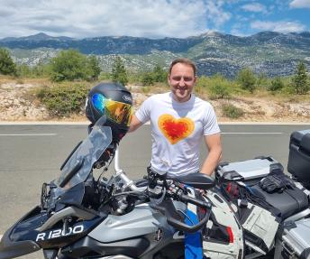 Nerijus Cesiulis jau  dešimt metų atostogoms renkasi motociklą.