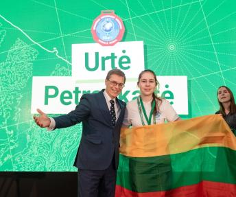 Urtė Petraškaitė iš Alytaus „Dainavos“ progimnazijos