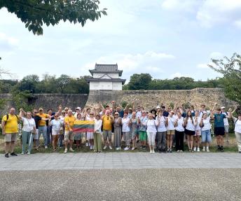 Simbolinis Baltijos kelias Japonijoje